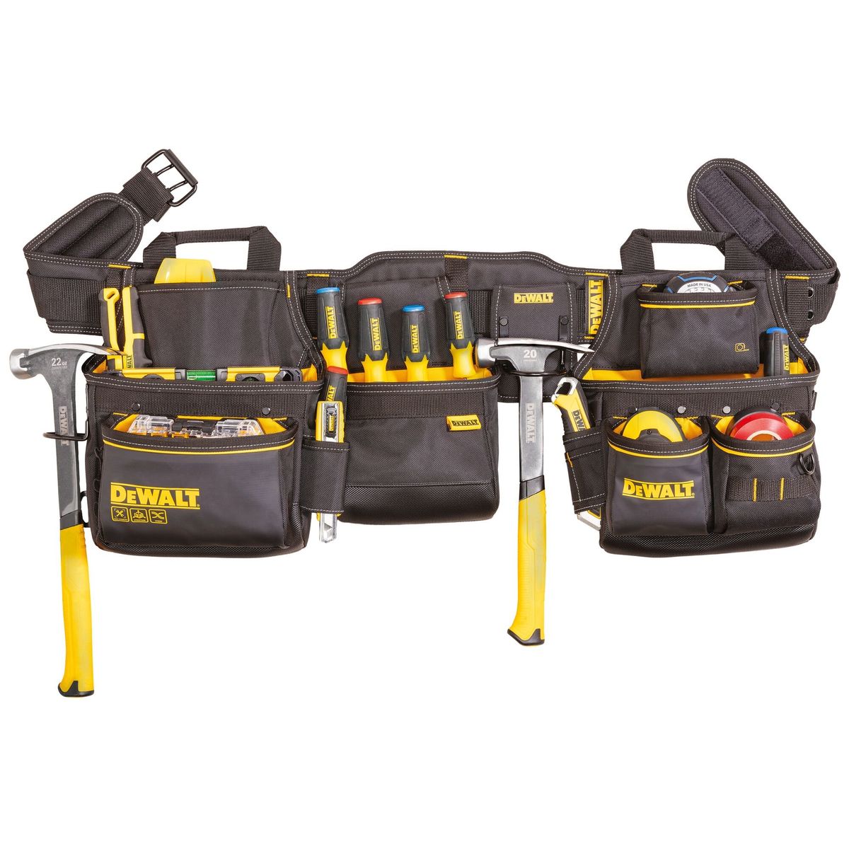 DEWALT - Cinturón portaherramientas 26 bolsillos DEWALT DWST540601