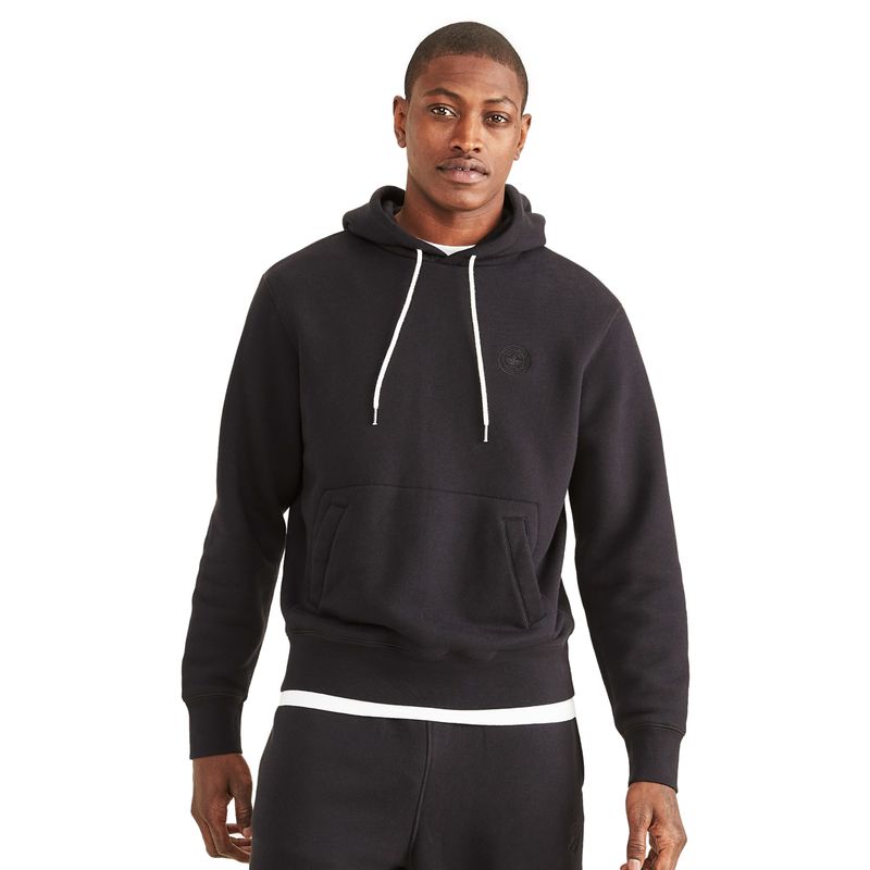 DOCKERS - Polerón Hombre Sport Hoodie Regular Fit Negro Dockers