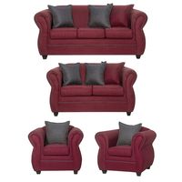 Juego de Living 3 2 1 1 Emili Burdeo