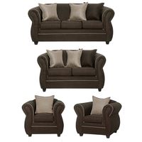 Juego de Living 3 2 1 1 Emili Cafe