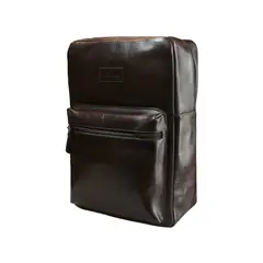 CRAFTMEN - Mochila 100% Cuero genuino Glasgow color Café