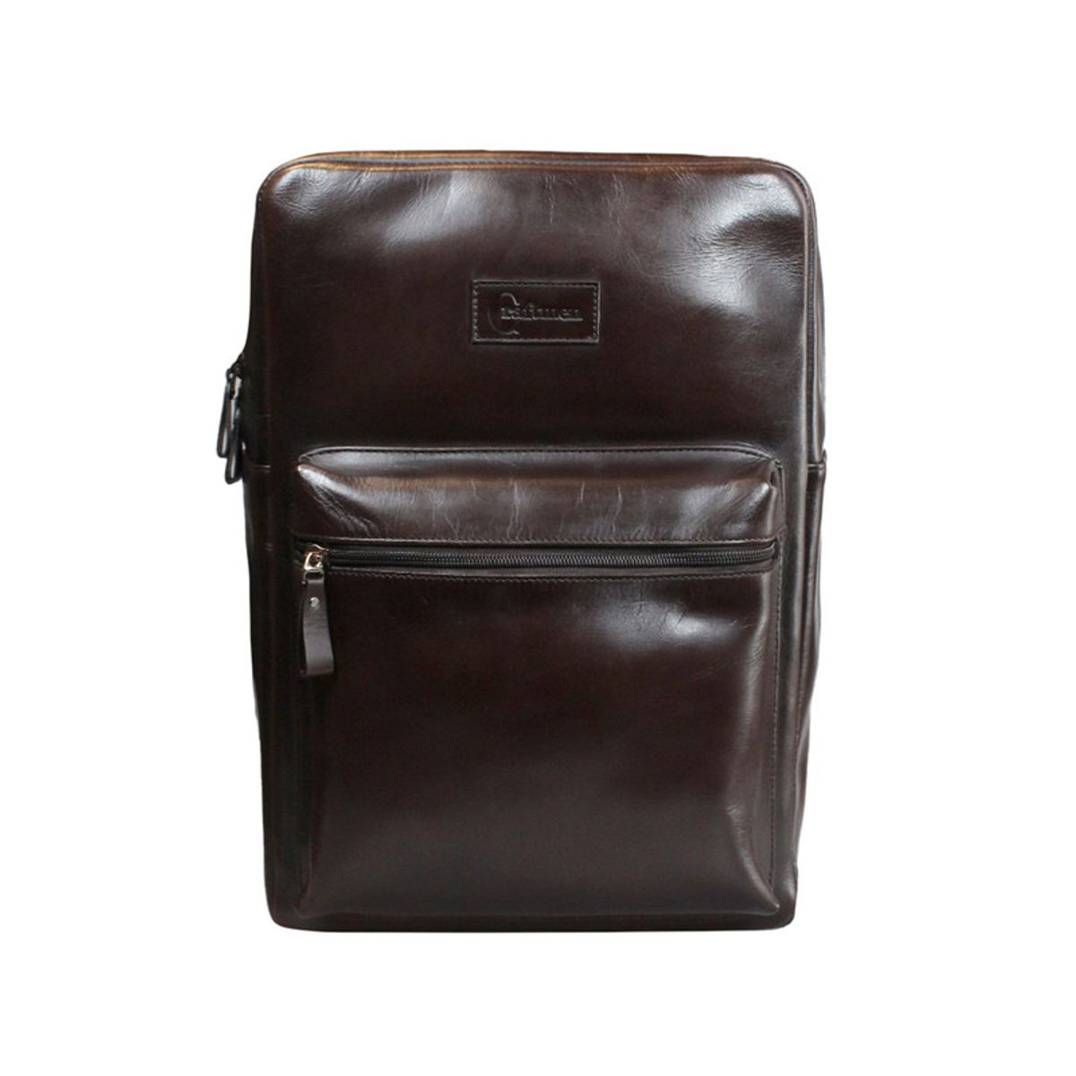 CRAFTMEN - Mochila 100% Cuero genuino Glasgow color Café