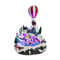 Villa Navideña con Globo