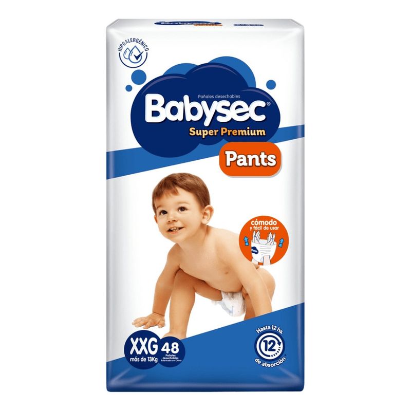 BABYSEC - Pants Babysec Super Premium 48 Un Extra Extra Grande xxg