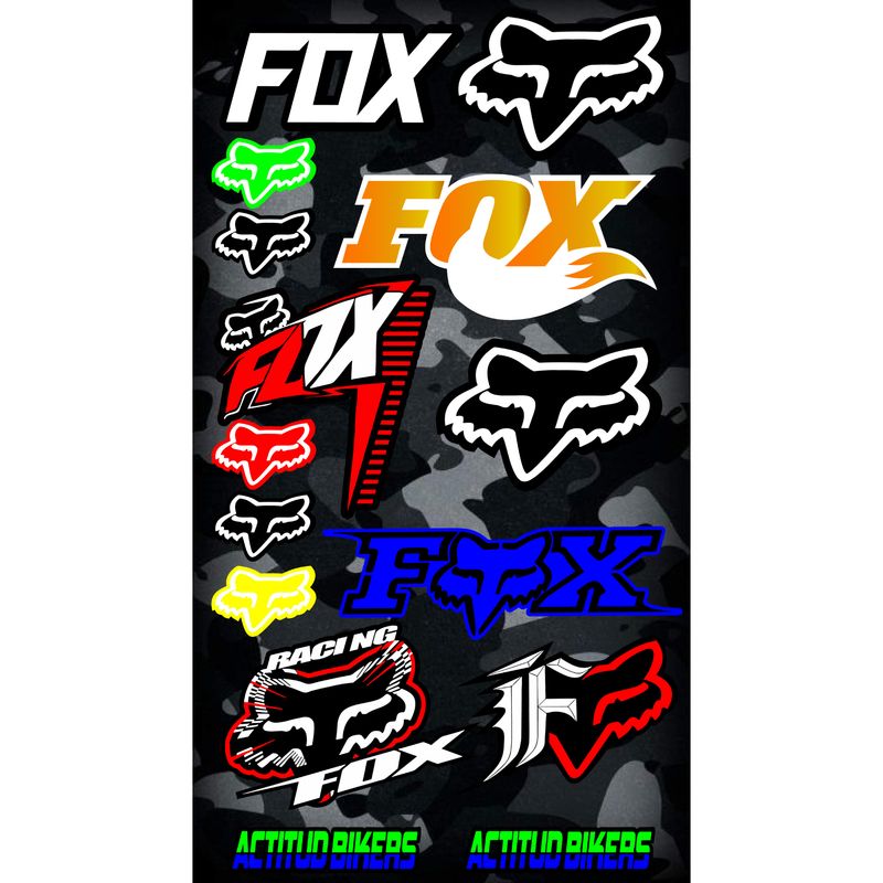 GENERICO - Kit de Stickers F o x