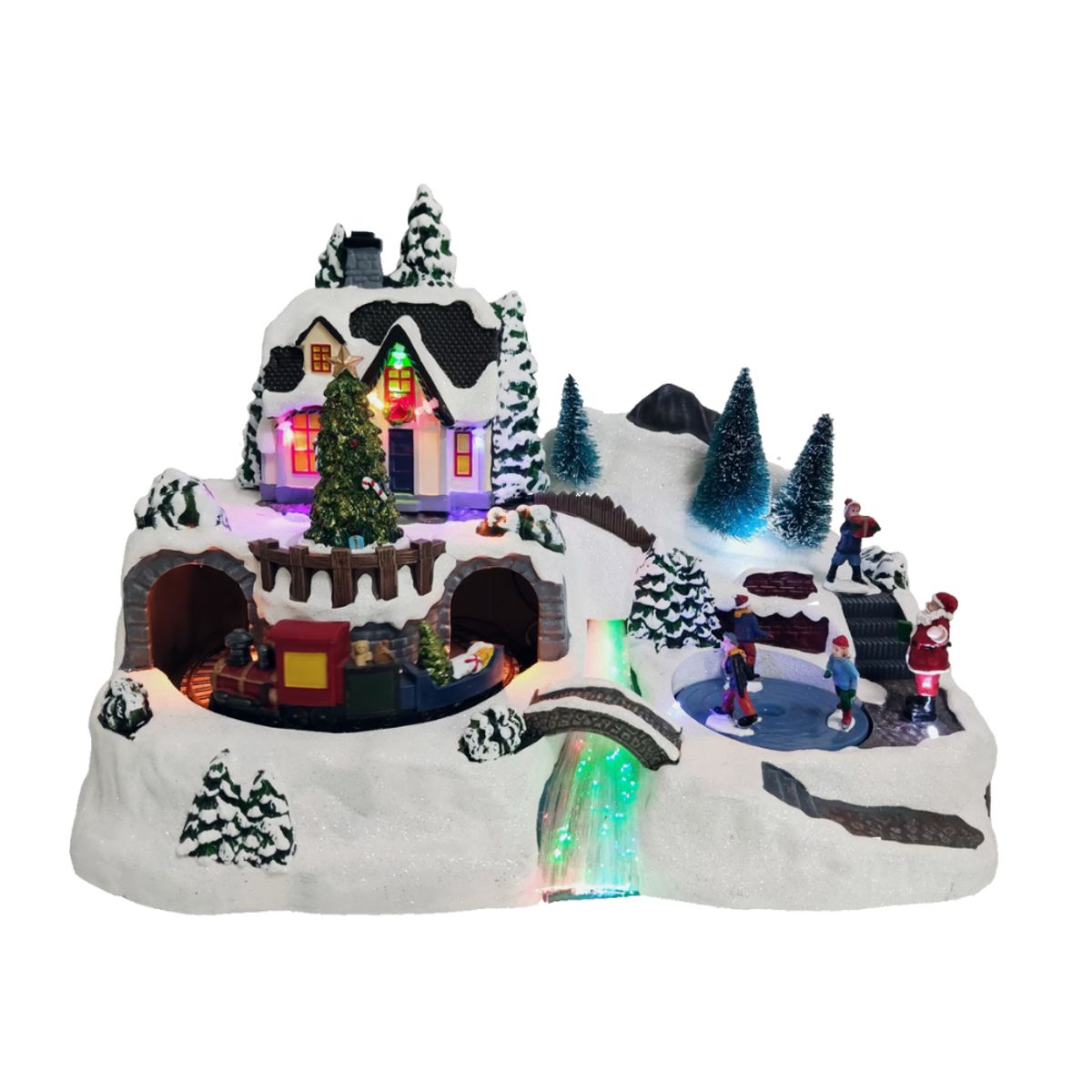 GENERICO - Villa Navideña Tren y Pista de Patinaje