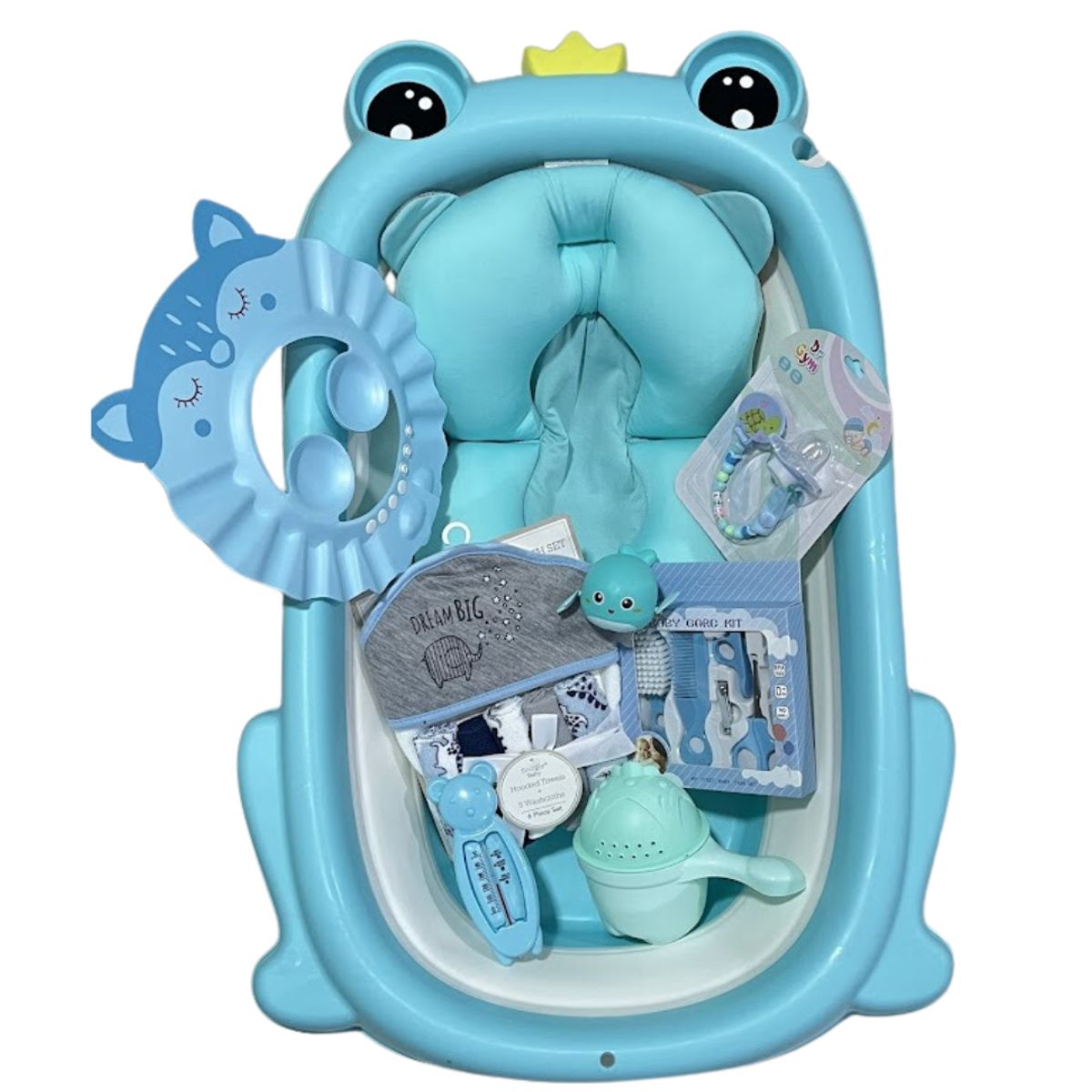 GENERICO - Bañera Tina Plegable Niño Más Accesorios de baño