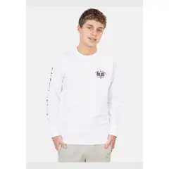 MAUI AND SONS - Polera ML Skull Blanco Infantil