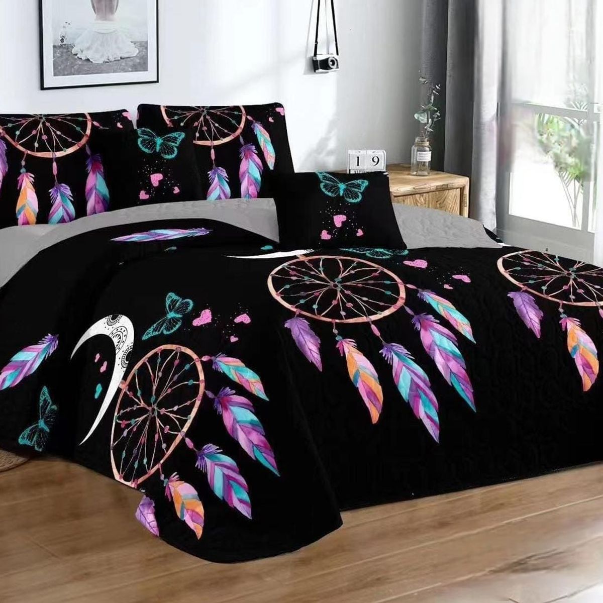 GENERICO - COBERTORES DE VERANO QUILTS REVERSIBLES