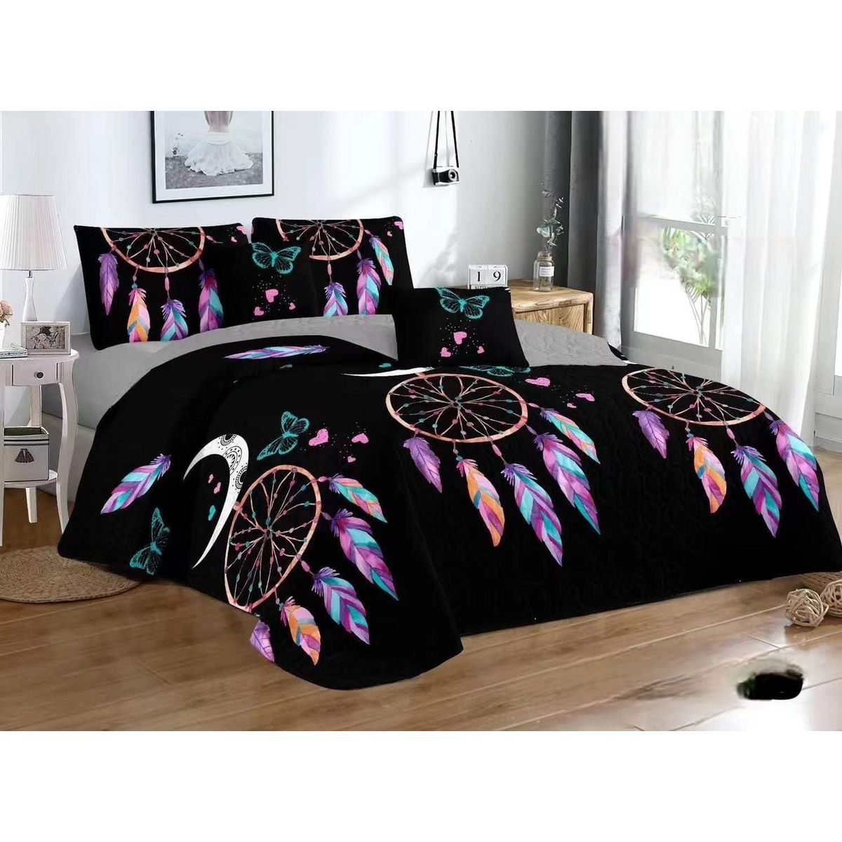 GENERICO - COBERTORES DE VERANO QUILTS REVERSIBLES