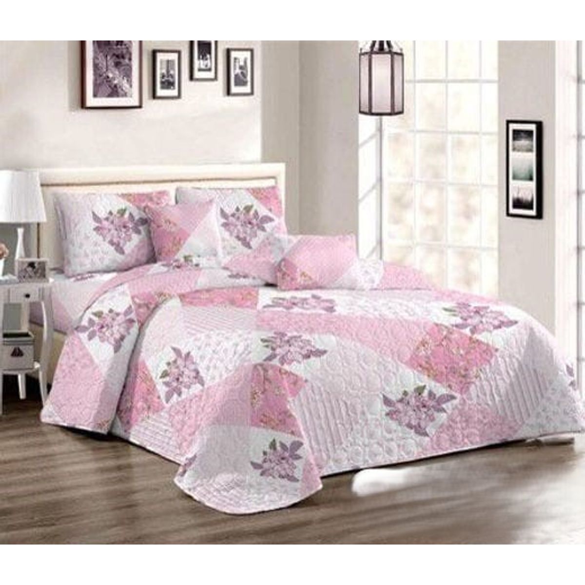 GENERICO - COBERTORES DE VERANO QUILTS REVERSIBLES