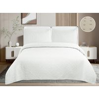 Quilt de Verano 2 plazas. Blanco TF04