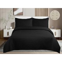 Quilt de Verano 2 plazas. Negro TF06
