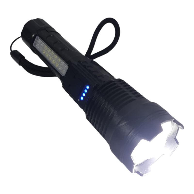 GENERICO - Linterna táctica LED recargable 20000 lúmenes.