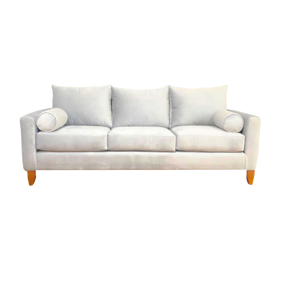 GENERICO - SOFA INDU 3 CUERPOS FELPA CREMA