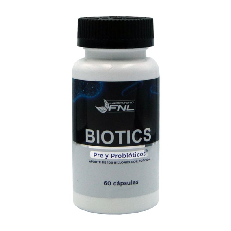 FNL - Biotics Pre Y Probióticos 100 Billones 60 Cápsulas 1 Mes FNL