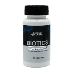 FNL - Biotics Pre Y Probióticos 100 Billones 60 Cápsulas 1 Mes