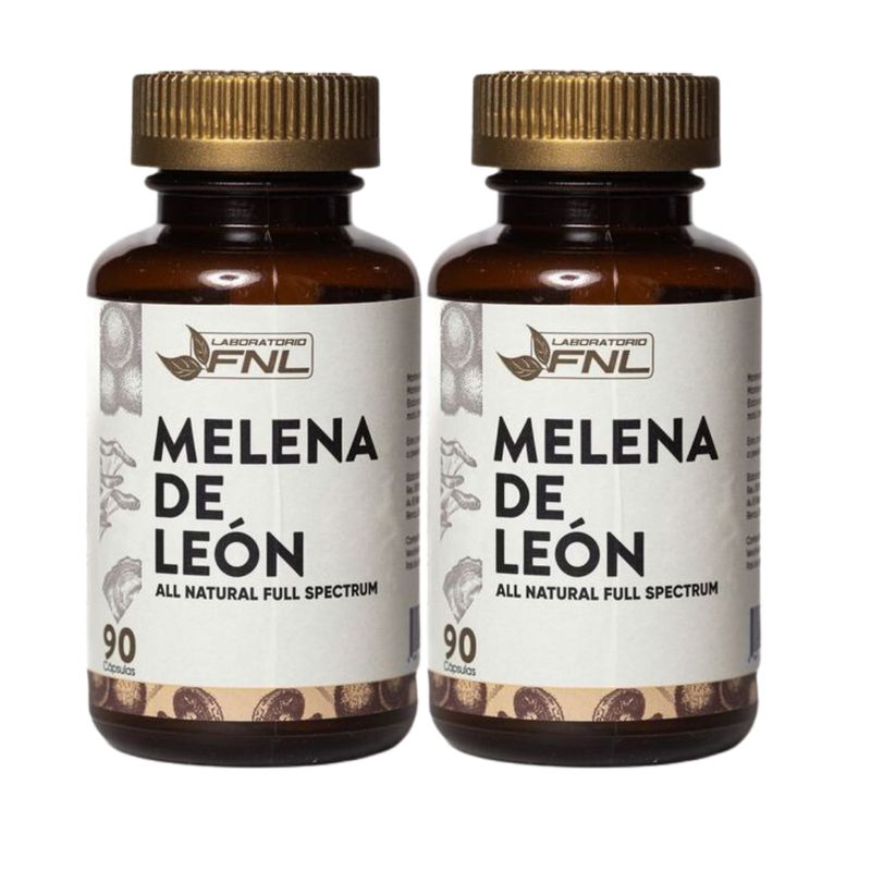 FNL - Melena de León 200mg 180 Cápsulas 2 Frascos x 90 Caps FNL