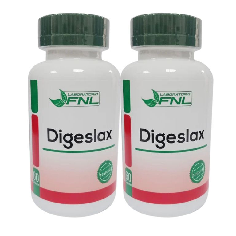 Digeslax 120 Capsulas Pack 2 Frascos x 60 Caps