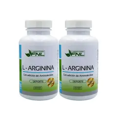 FNL - L - Arginina 120 Cápsulas Pack 2 Frascos x 60 Caps