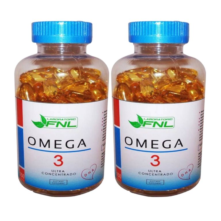 Omega 3 - 300 Capsulas 2 Frascos x 150caps