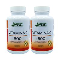 Vitamina C 500mg 240 Cápsulas 2 Frascos x 120caps