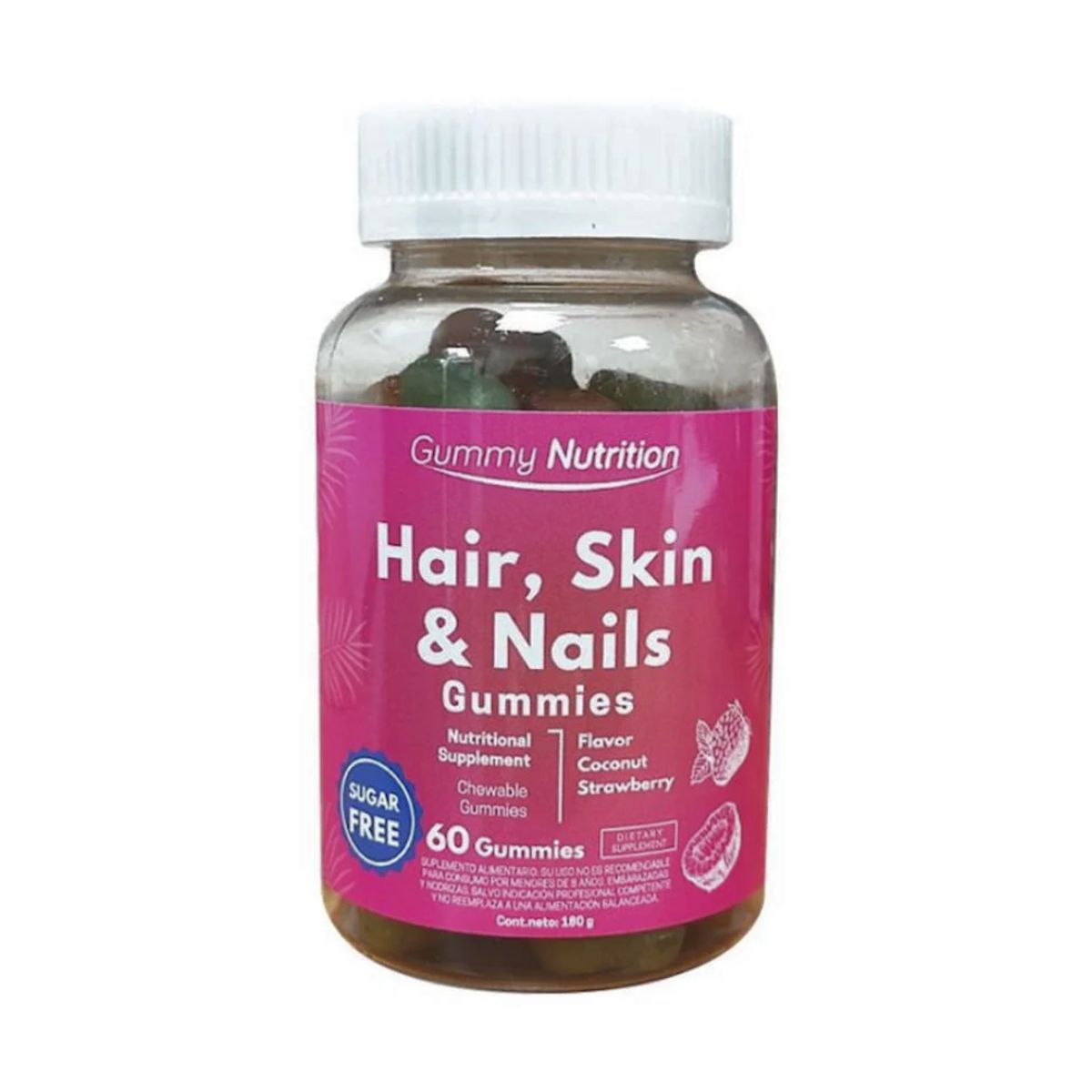 FNL - Suplemento Multivitamínico Hair Skin & Nails 60 Gomitas
