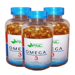 FNL - Omega 3 - 450 Cápsulas 3 Frascos x 150caps