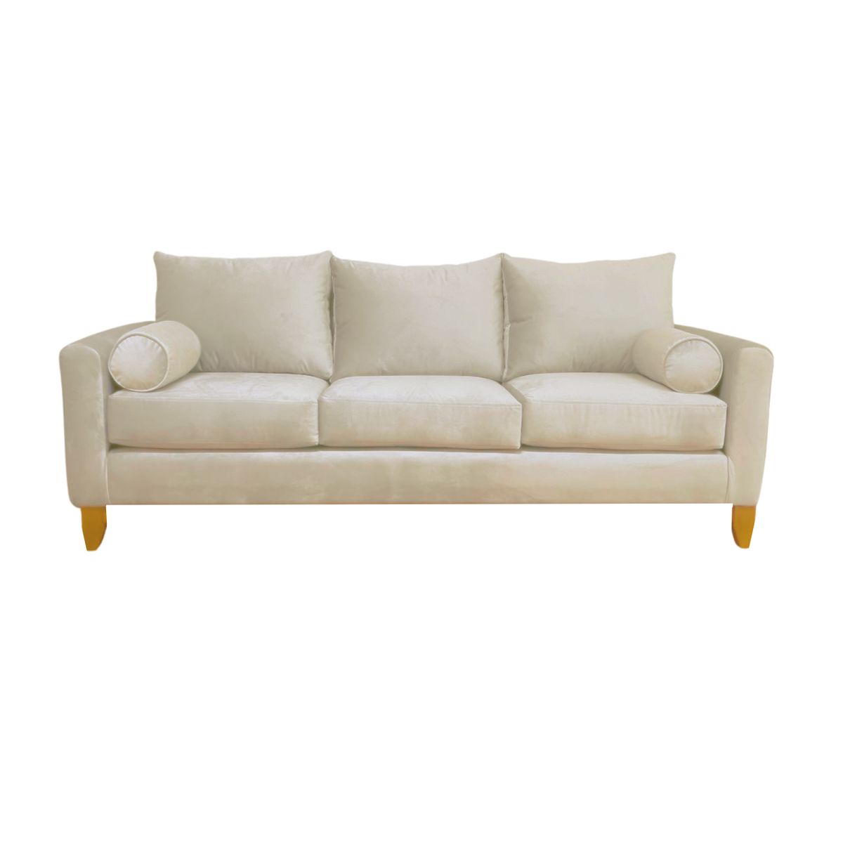 GENERICO - SOFA INDU 3 CUERPOS FELPA BEIGE