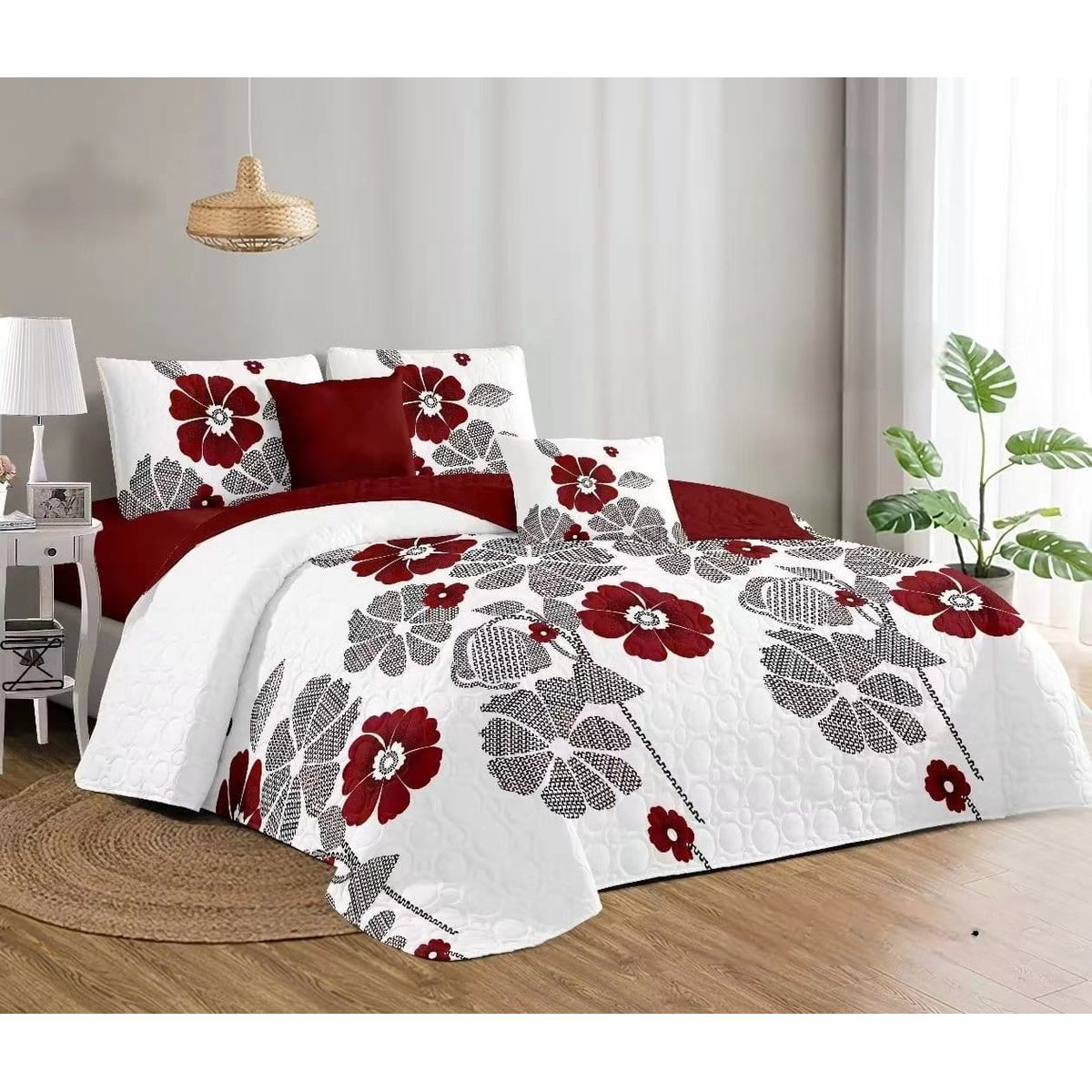 GENERICO - COBERTORES DE VERANO QUILTS REVERSIBLES