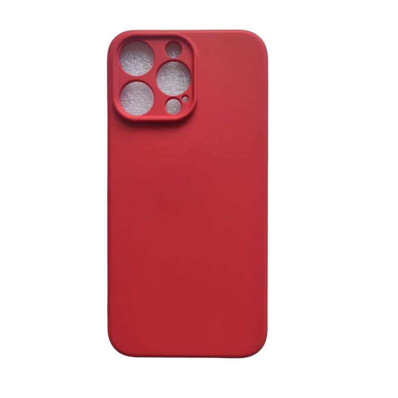 GENERICO - Carcasa Silicona Colores Para Iphone 14 Pro Max - Rojo