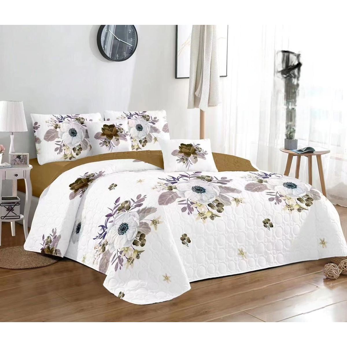 GENERICO - COBERTORES DE VERANO QUILTS REVERSIBLES