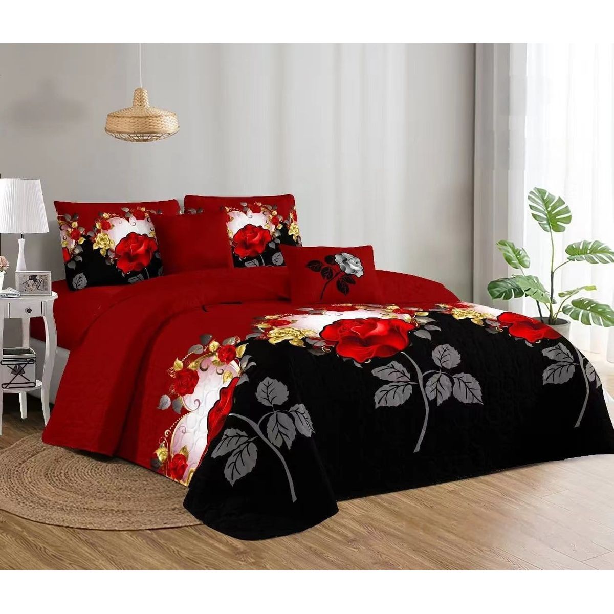 GENERICO - COBERTORES DE VERANO QUILTS REVERSIBLES