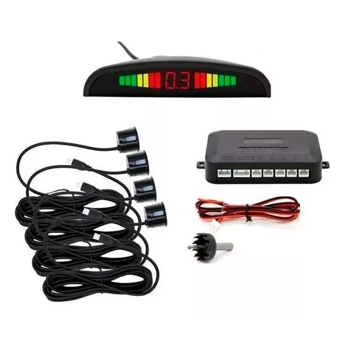 GENERICO - Sensor Alarma Retroceso Para Auto b335