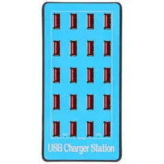 GENERICO - Cargador Rápido Inteligente USB 20 Puertos