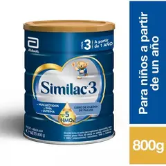 SIMILAC - Etapa 3 Con 5hmo Polvo X 800 Gramos Sabor A Vainilla
