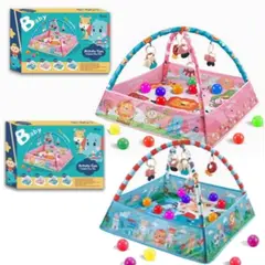 GENERICO - Gimnasio De Actividades Para Bebe Con Valla 80X80X50CM