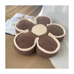 GENERICO - Cojín Decorativo Peluche Forma De Flor Multicolores 50CM