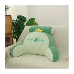 GENERICO - Almohada Para Respaldo De Cama Cojín Para Sofá Con Brazos Verde