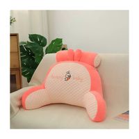 Almohada Para Respaldo De Cama Cojín Para Sofá Con Brazos Rosa