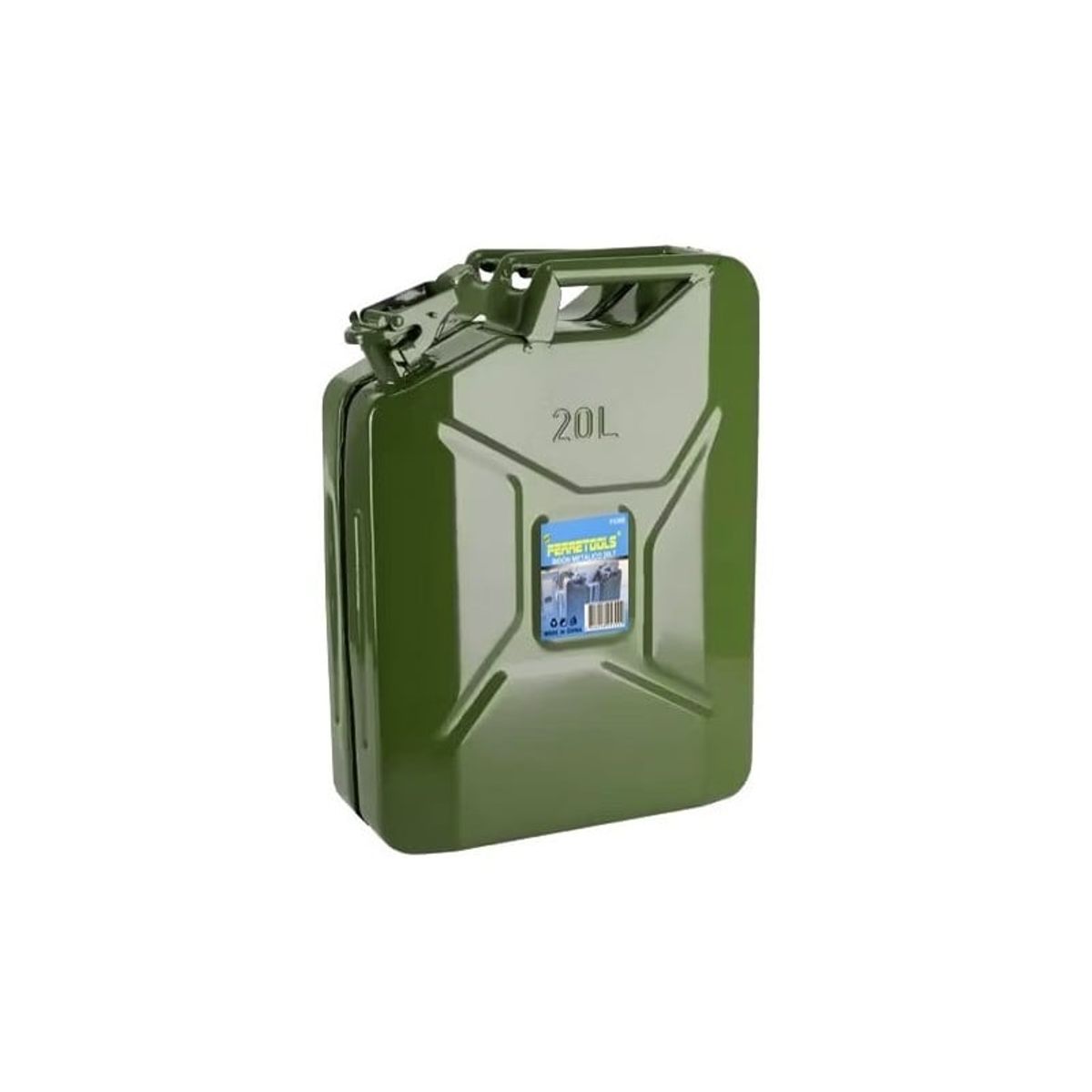 GENERICO - Bidón Metálico 20 Lts para Combustibles