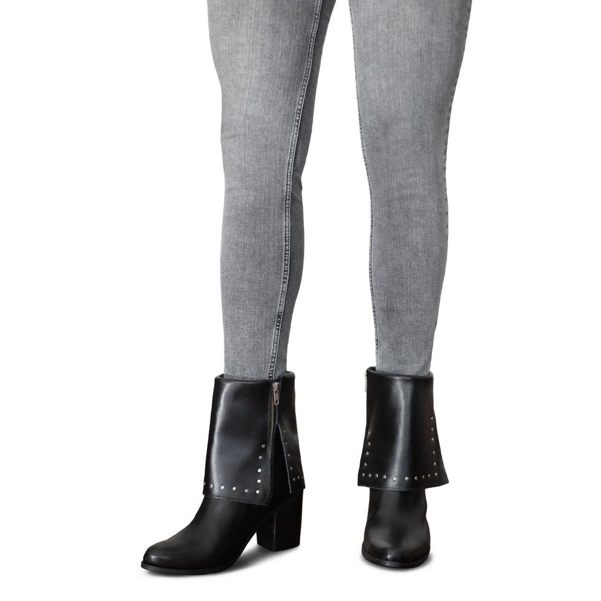 MOSSA - Botin Madonna Negro Cierre