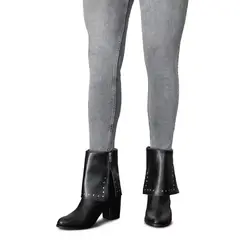 MOSSA - Botin Madonna Negro Cierre