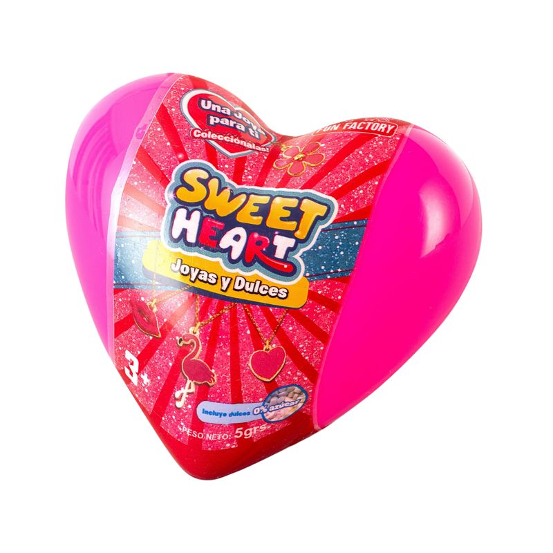 FUN FACTORY - Corazón Sorpresa Con Joya Y Dulces Coleccionable