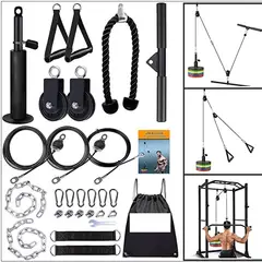 KOKILA - Kit de Ejercicio DIY con Cable y Polea para Gimnasio
