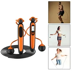 KOKILA - Cuerda Saltar Con Contador Digital Fitnics Cardio Crossfit
