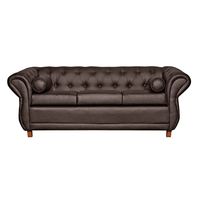 SOFA 3 CUERPOS CHESTERFIELD CAPITONE CHOCOLATE