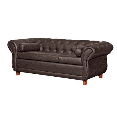 Imagen 2 del producto SOFA 3 CUERPOS CHESTERFIELD CAPITONE CHOCOLATE