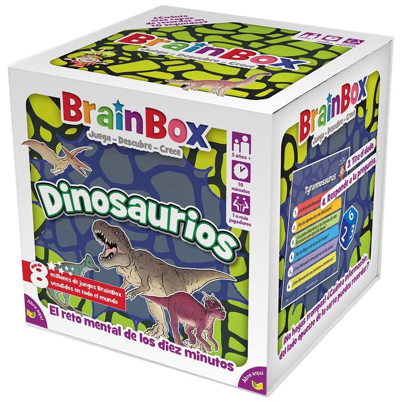EDGE ENTERTAINMENT - Brainbox Dinosaurios - Juego De Mesa - Español