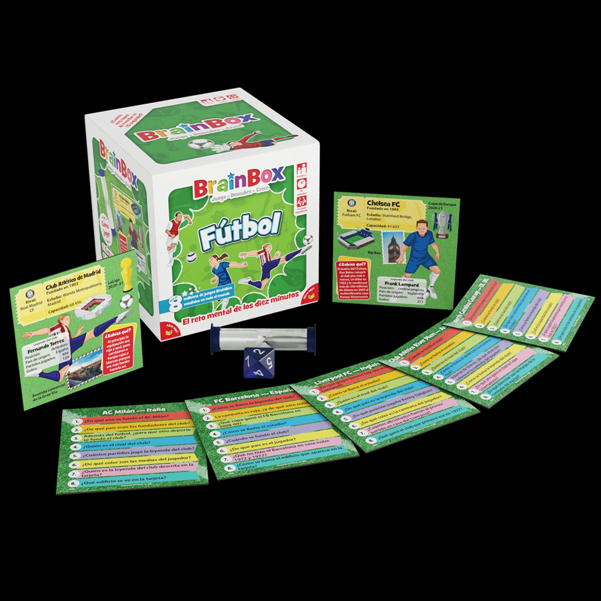 EDGE ENTERTAINMENT - Brainbox Futbol - Juego De Mesa - Español